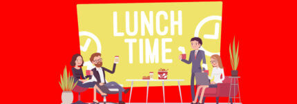 De etiquette van de zakelijke lunch