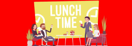 De etiquette van de zakelijke lunch